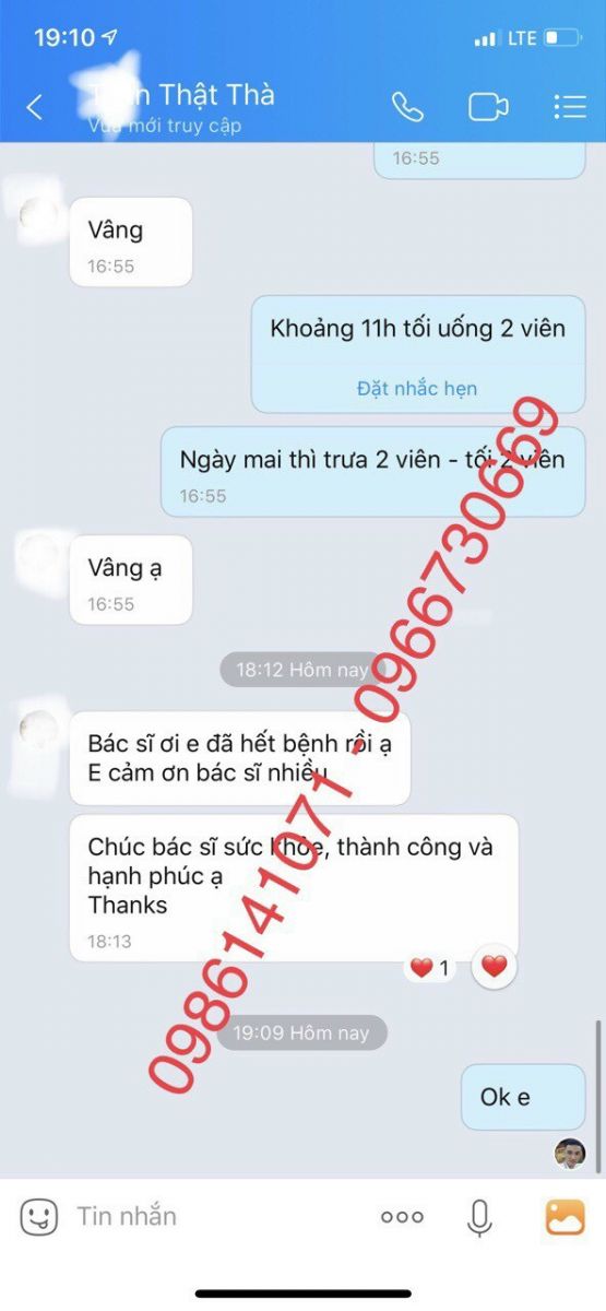 Phản hồi chữa bệnh lậu 2021-36 Phản hồi chữa bệnh lậu 2021-36